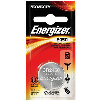 ENERGIZER CR2450 LITHIUM COIN 3V BATTERY |  | 7057786