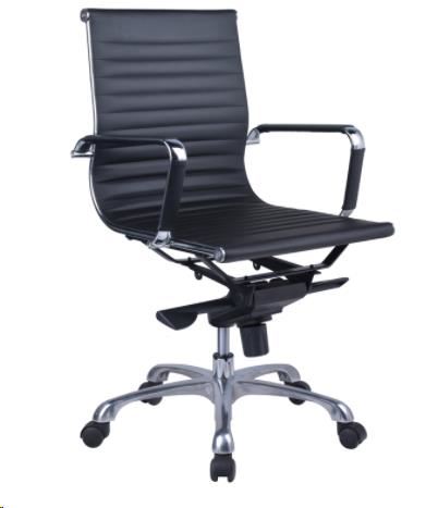 Image for ELITE PU CHROME FRAME EXECUTIVE CHAIR from Our Town & Country Office National Adelaide