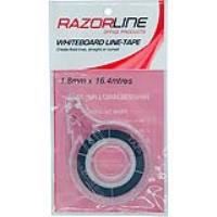 razorline whiteboard liner tape 1.8mm x 16.4m