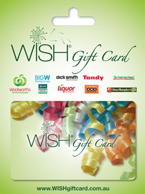 Image for WOOLWORTHS WISH GIFT CARD - $50 (14000 points required) from Aztec Office National