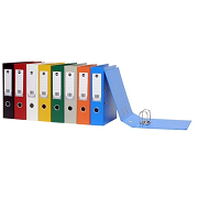 lever arch file foolscap red
