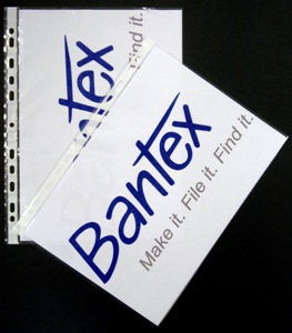 Image for BANTEX SHEET PROTECTOR A4 HVY DUTY from Aztec Office National