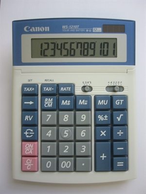 Image for CANON CALCULATOR WS1210T from Aztec Office National