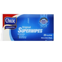 chux super wipes regular 60x30cm pk20