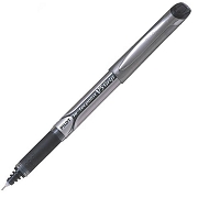 pilot v5 hi-tecpoint grip pen extra fine 0.5mm black pack 12