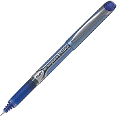 pilot v5 hi-tecpoint grip pen extra fine 0.5mm blue box 12