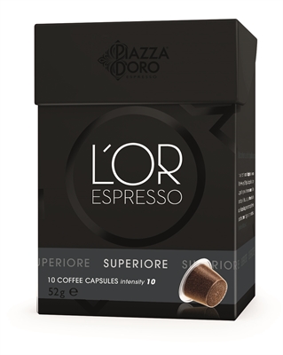 Image for L'OR ESPRESSO COFFEE PODS SUPERIORE PACK 10 from Aztec Office National