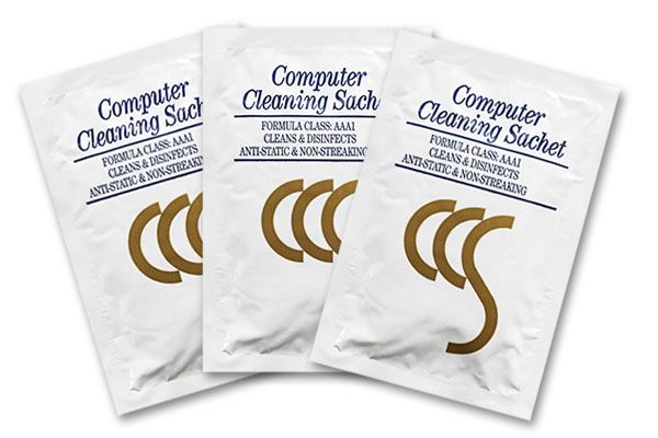 Image for TCA PK40 CCS COMPUTER CLEANING SACHETS WIPES from Aztec Office National Melbourne