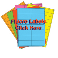 marci pk100 a4 16lps fluoro red 105mm x 37mm laser label