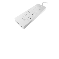aerocool powerboard 8 ac outlet 5 usb ports fast charging