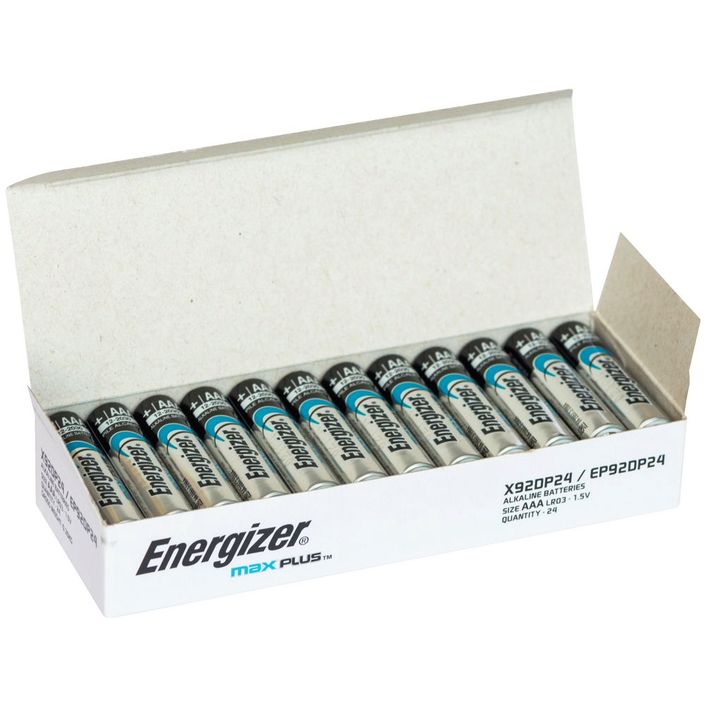 Image for ENERGIZER PK24 AAA MAX PLUS ADVANCED ALKALINE BATTERY 1.5V from Aztec Office National Melbourne