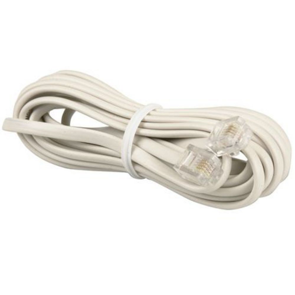 Image for TELEPHONE EXTENSION LEAD MODULAR 5M   RJ12 - VRJ12 6P4C from Aztec Office National Melbourne