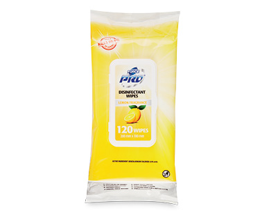 Image for POWER FORCE PRO PK120 ANTIBACTERIAL DISINFECTANT WIPES from Aztec Office National Melbourne