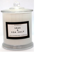 charity - candles sage & sea salt double wick