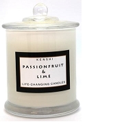 charity - candles passionfruit & lime double wick