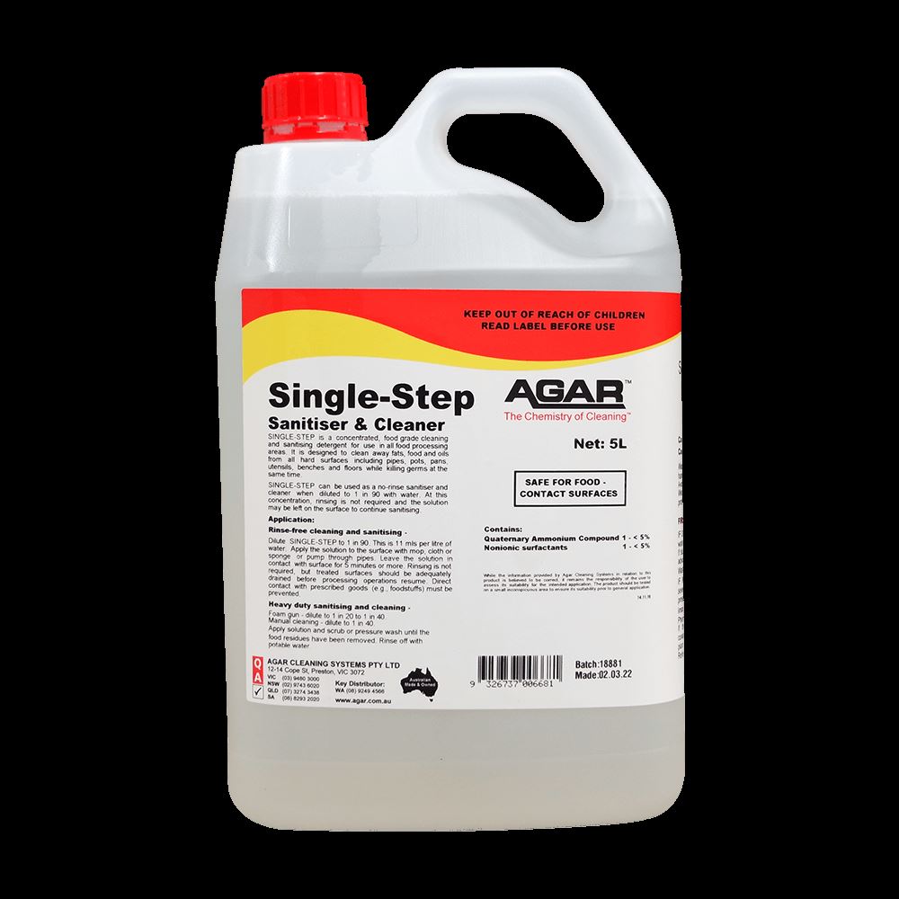 Image for AGAR SINGLE STEP 5L from Office National Barossa