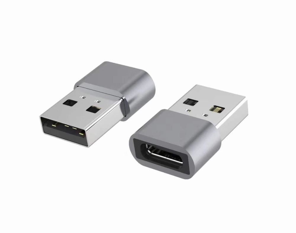 Image for AstrotekUSB Type C Female to USB 2.0 Male OTG Adapter 480Mhz For Laptop, Wall Chargers,Phone Sliver from Office National Barossa