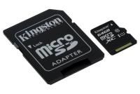 kingston 64gb micro sd card class 10 with sd adapter
