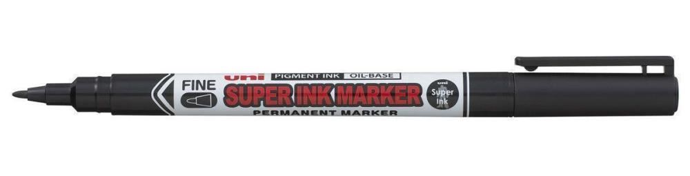 Image for UNI SUPER INK MARKER PERM BLACK from Office National Barossa