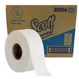 scott 38004 jumbo roll 2 ply toilet tissue - 8 rolls per case - 300m roll