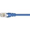 hypertec cat5 rj45 network cable blue 5m