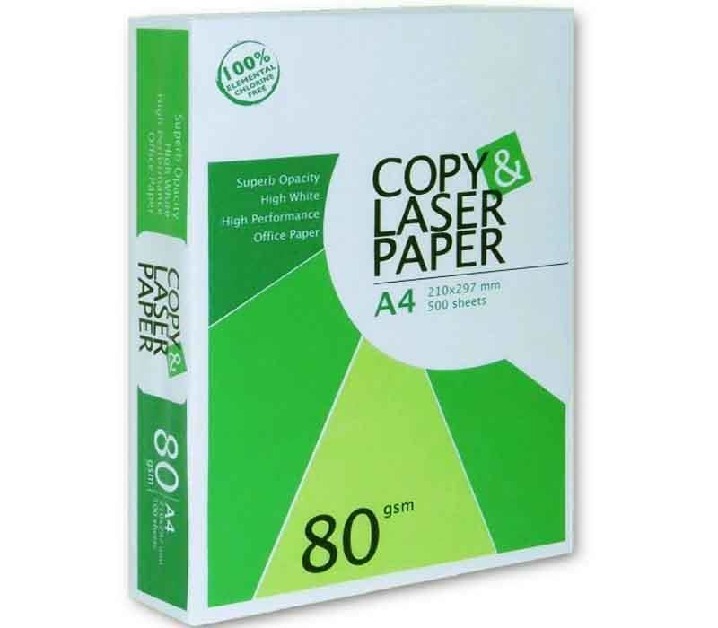 Image for COPY & LASER A4 80GSM COPY PAPER WHITE 500 SHEETS from Bridge Office National