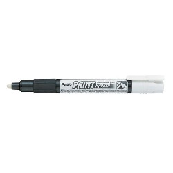 Image for MARKER PENTEL PAINT BULLET WHITE  MMP20-W 3.0MM WHITE *** BOX 12 *** from OFFICE NATIONAL CANNING VALE
