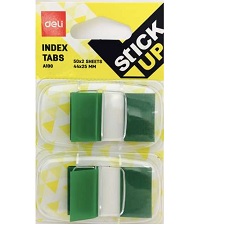 deli stick up flags green pack 100