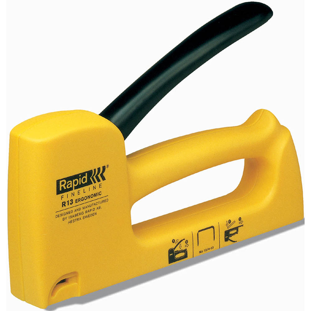 Image for RAPID 13 TACKER PLASTIC YELLOW from Copylink Office National