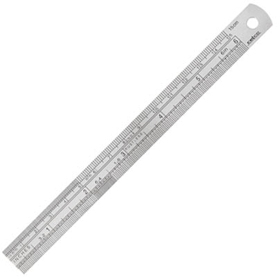 Image for CELCO RULER STAINLESS STEEL METRIC 150MM from PaperChase Office National