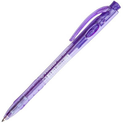 Image for STABILO 308 LINER RETRACTABLE BALLPOINT PEN 1.0MM VIOLET BOX 10 from PaperChase Office National