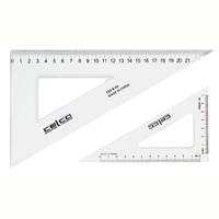 celco set square 60 degrees 210mm clear