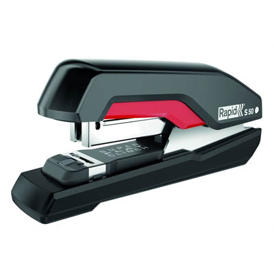Image for RAPID S50 SUPREME HIGH CAPACITY STAPLER BLACK/RED from OFFICE NATIONAL CANNING VALE