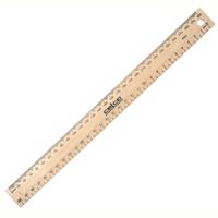 celco ruler polished wood drilled 300mm