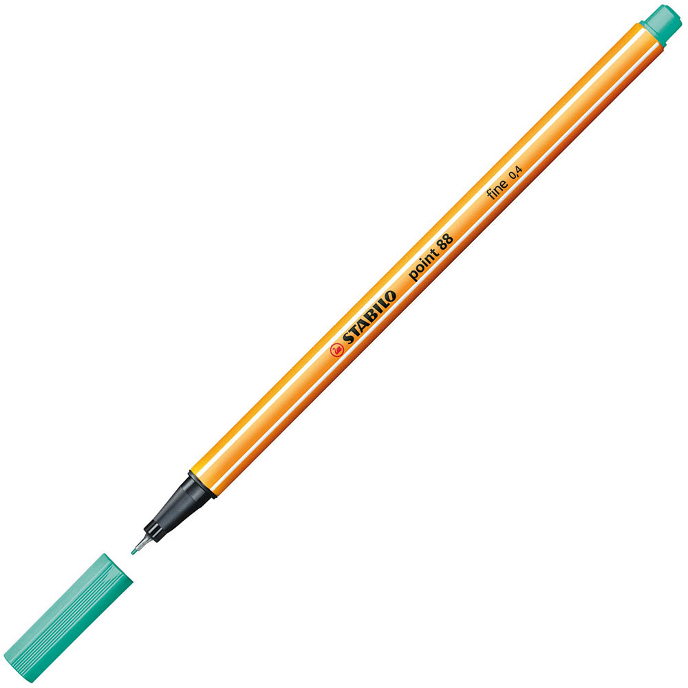 Image for STABILO 88 POINT FINELINER PEN 0.4MM ICE GREEN from OFFICE NATIONAL CANNING VALE