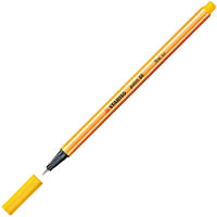 stabilo 88 point fineliner pen 0.4mm yellow