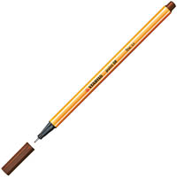 stabilo 88 point fineliner pen 0.4mm brown