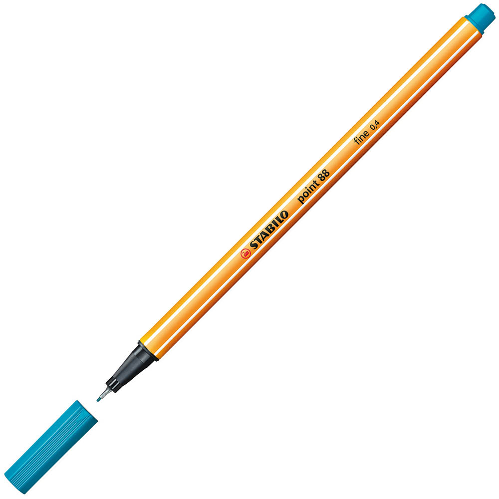 Image for STABILO 88 POINT FINELINER PEN 0.4MM TURQUOISE from OFFICE NATIONAL CANNING VALE