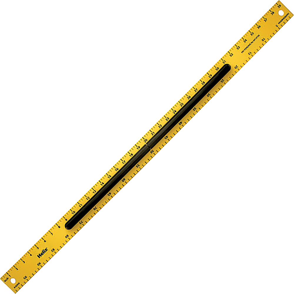 Image for HELIX WHITEBOARD RULER IMPERIAL/METRIC 1 METRE from Axsel Office National