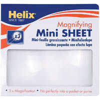 helix mini magnifying sheet