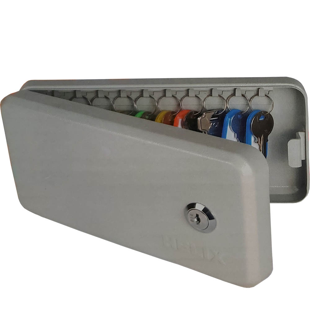 Image for HELIX KEY CABINET 20 KEY CAPACITY GREY from Aztec Office National