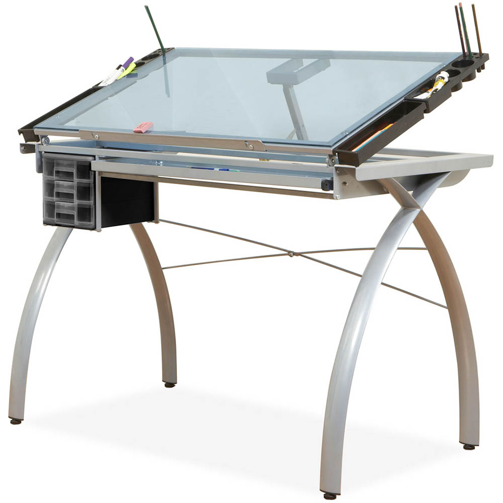 Image for ART FUSION CRAFT STATION TABLE SILVER from PaperChase Office National