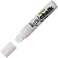 texta liquid chalk marker jumbo dry wipe chisel 15.0mm white