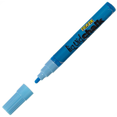 Image for TEXTA LIQUID CHALK MARKER WET WIPE BULLET 4.5MM BLUE from Mackay Business Machines (MBM) Office National