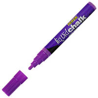 texta liquid chalk marker wet wipe bullet 4.5mm purple