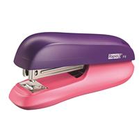 rapid f6 funky stapler half strip 20 sheet purple/pink