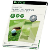 leitz ilam laminating pouch 80 micron a4 clear pack 100
