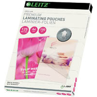 leitz ilam laminating pouch 125 micron a4 clear pack 100