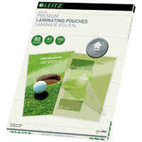 leitz ilam laminating pouch 80 micron a3 clear pack 100