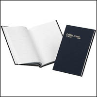 collins casebound notebook feint rulled 168 page a5 blue